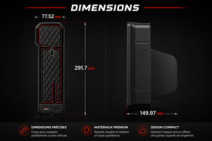 Console Organiseuse "Luna-Glow" — LED RGB Connectée